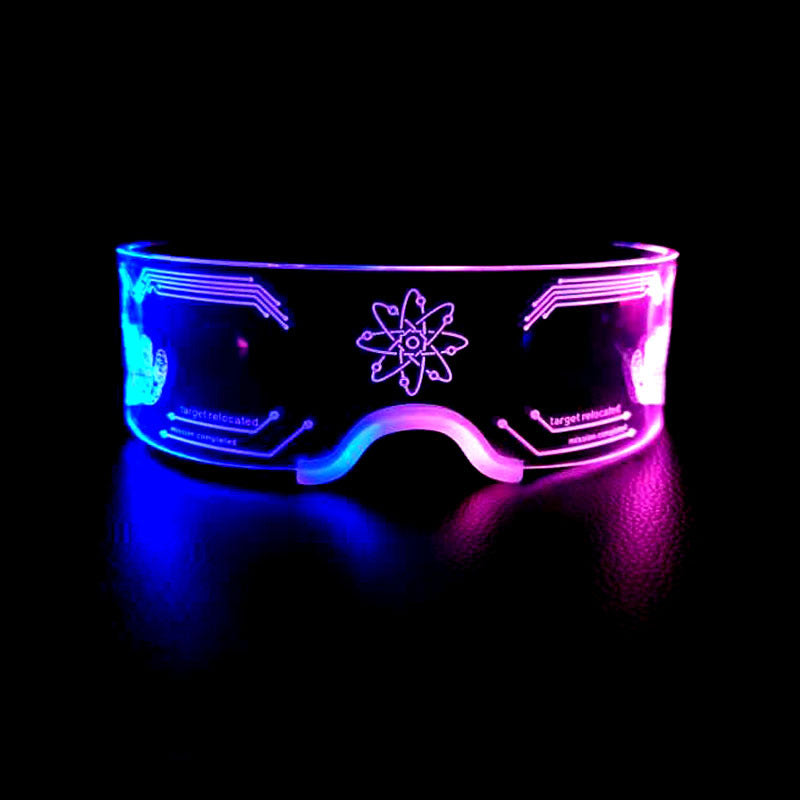 LED Colorful Light-Emitting Acrylic Glasses Cool Technology Atmosphere Dance Party Cheer Nightclub Glasses Party Bar