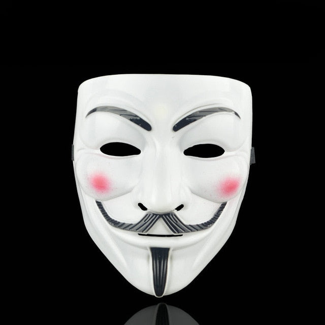 1PCS Party Masks V for Vendetta Mask Anonymous Guy Fawkes Fancy Cosplay Accessory Halloween Party Masks